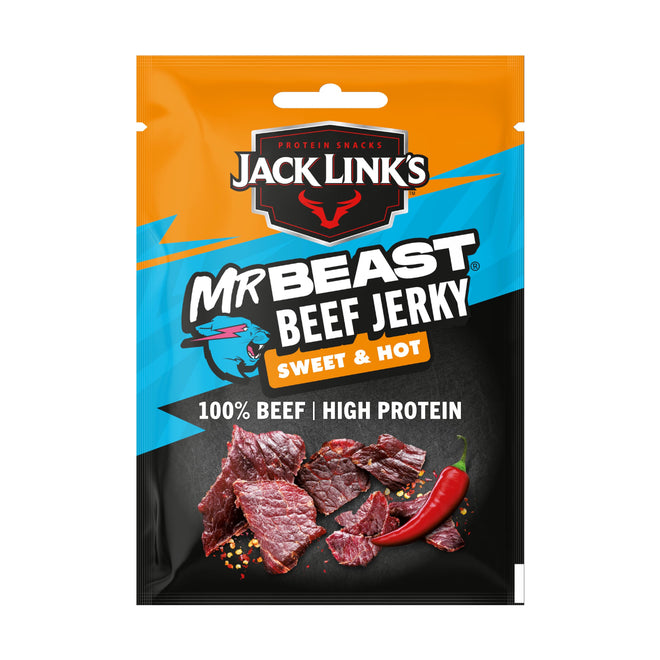 Jack Links Protein Snacks Beef Jerky Sweet & Hot 25g