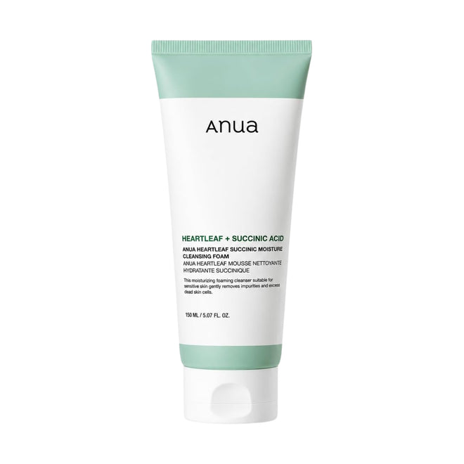 Anua Heartleaf Succinic Moisture Cleansing Foam 150ml