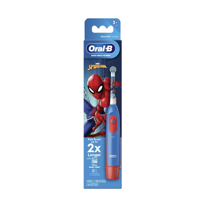 Oral B Toothbrush Battery Powered Kids (3+ Years) Marvel Spiderman