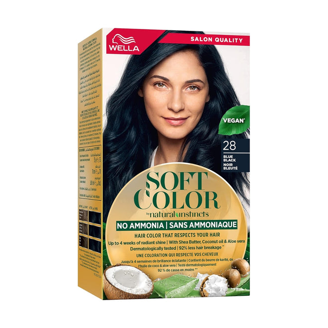 Wella Soft Color Natural Instincts Hair Color 28 Blue Black