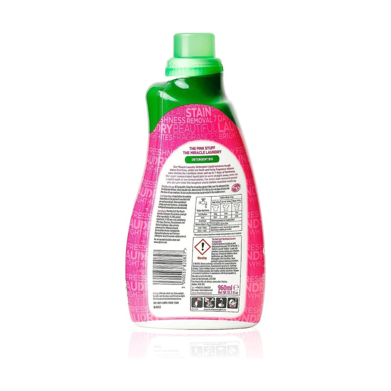 The Pink Stuff The Miracle Laundry Detergent Liquid 960ml