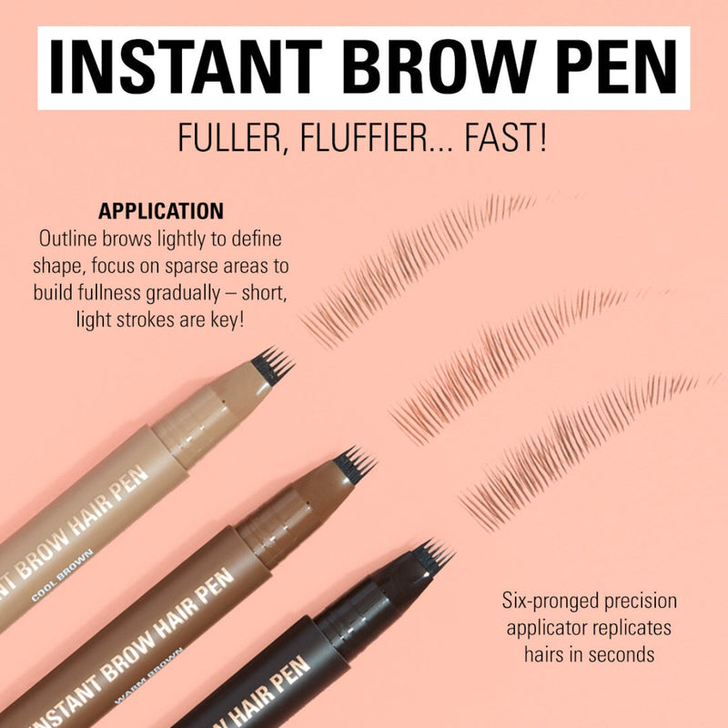 Revolution Makeup Instant Brow Hair Pen Dark Brown 1.8ml