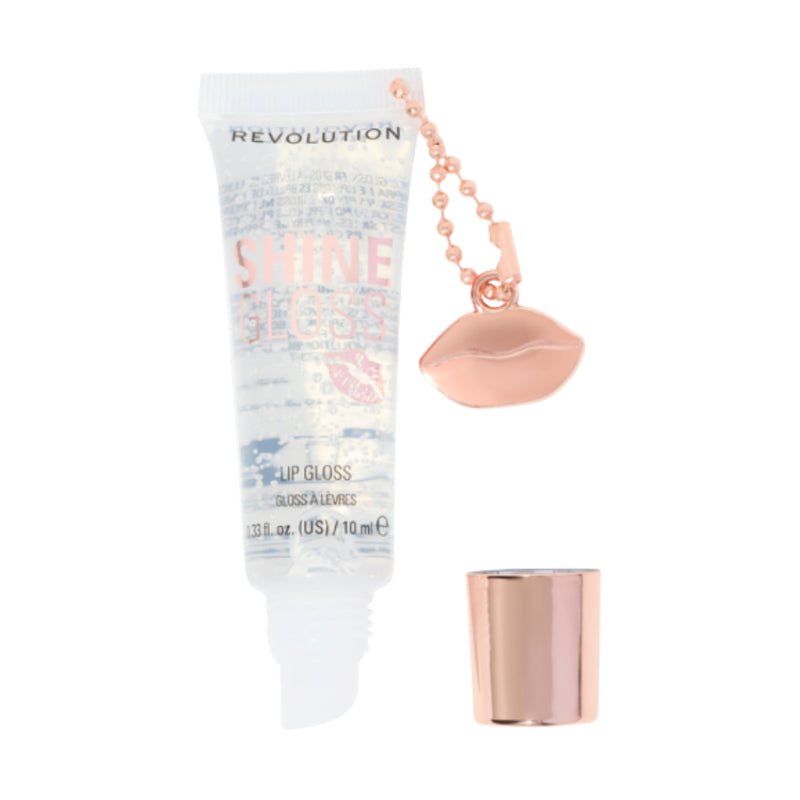 Revolution Makeup Shine Gloss Lip Gloss Clear Sugar 10ml