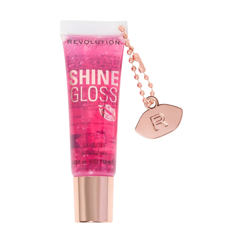 Revolution Makeup Shine Gloss Lip Gloss Raspberry Ripple 10ml