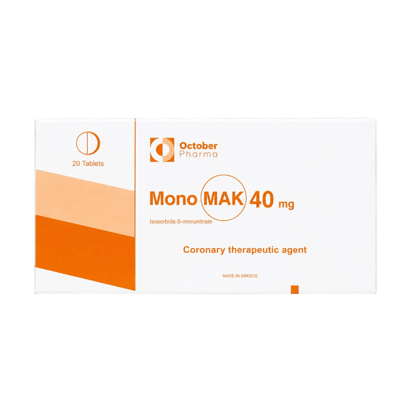 Mono Mak 40mg 20 Tablets