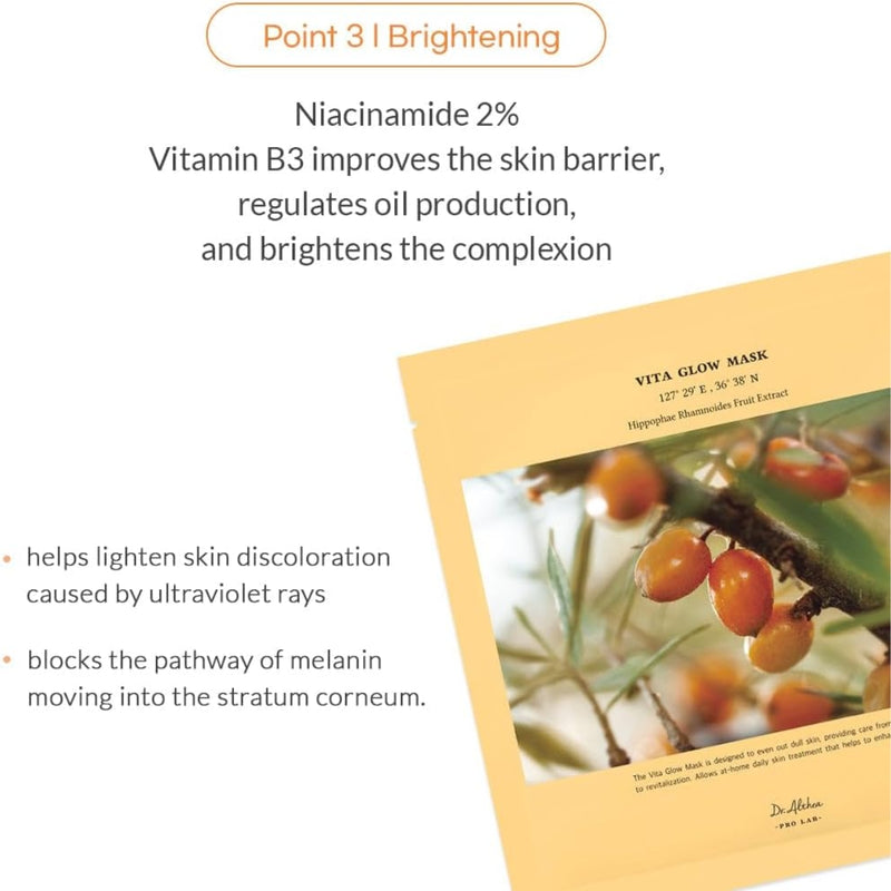 Dr. Althea Vita Glow Mask 27g x 5 Pieces
