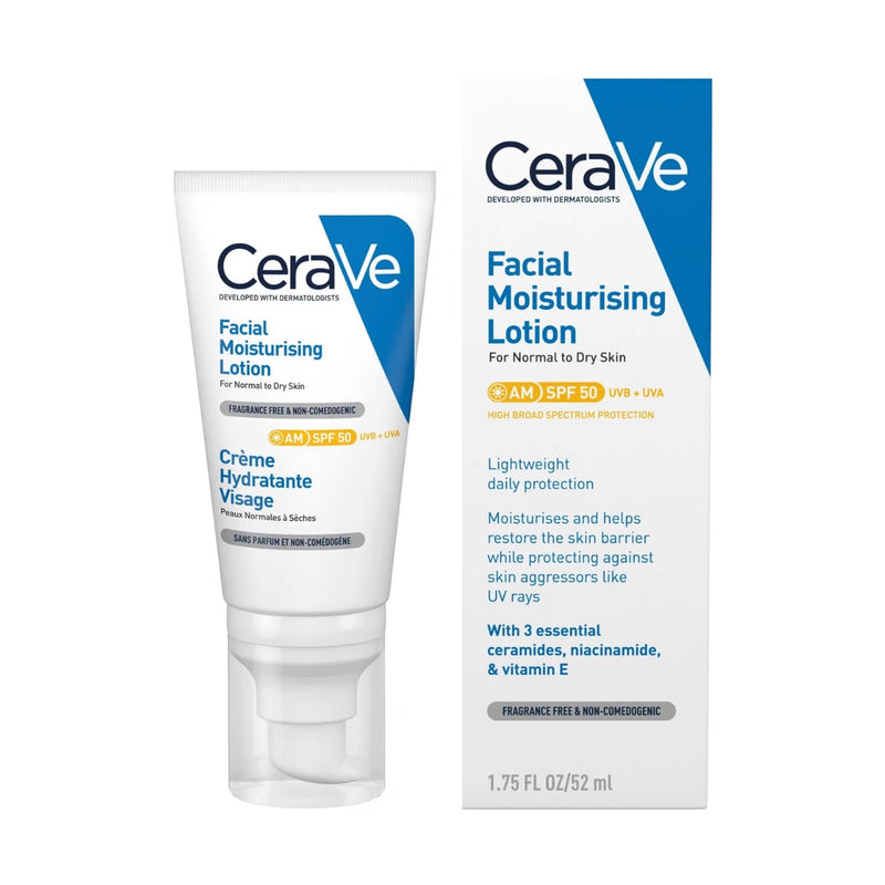 CeraVe AM Facial Moisturizing Lotion SPF50 52ml