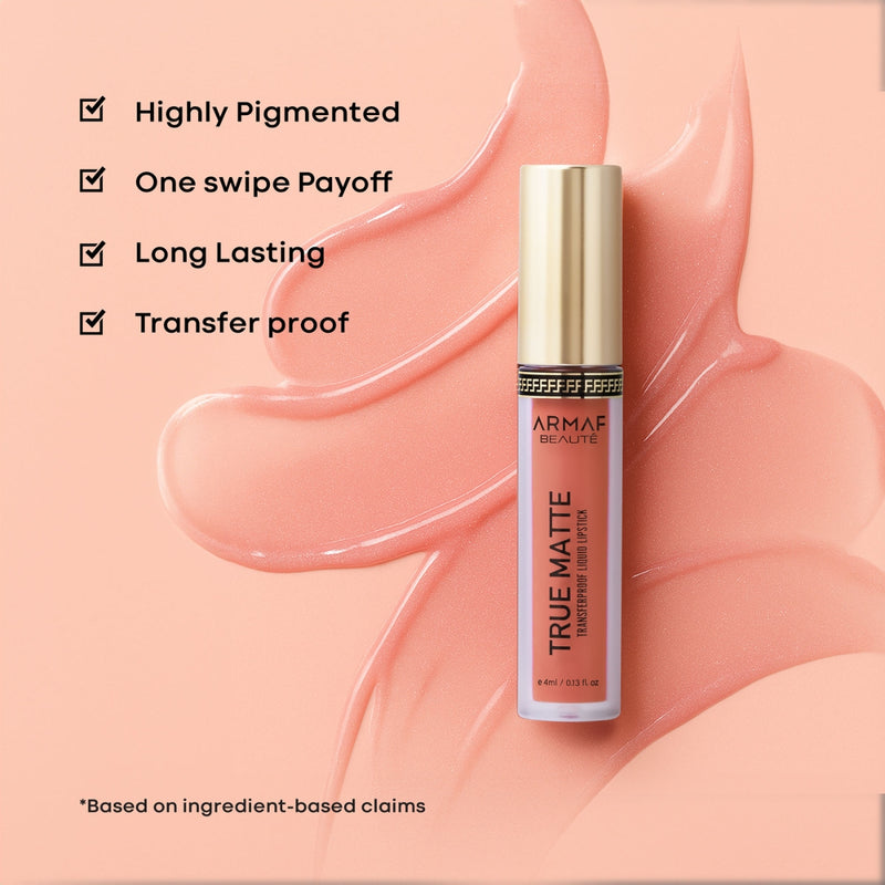 Armaf Beaute True Matte Transferproof Liquid Lipstick 08 Excellus 4ml