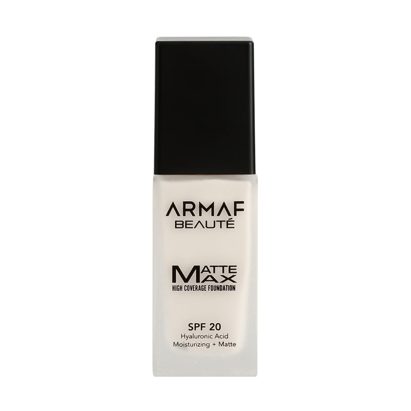 Armaf Beaute Matte Max High Coverage Foundation SPF 20 01 Porcelain 30ml 30ml