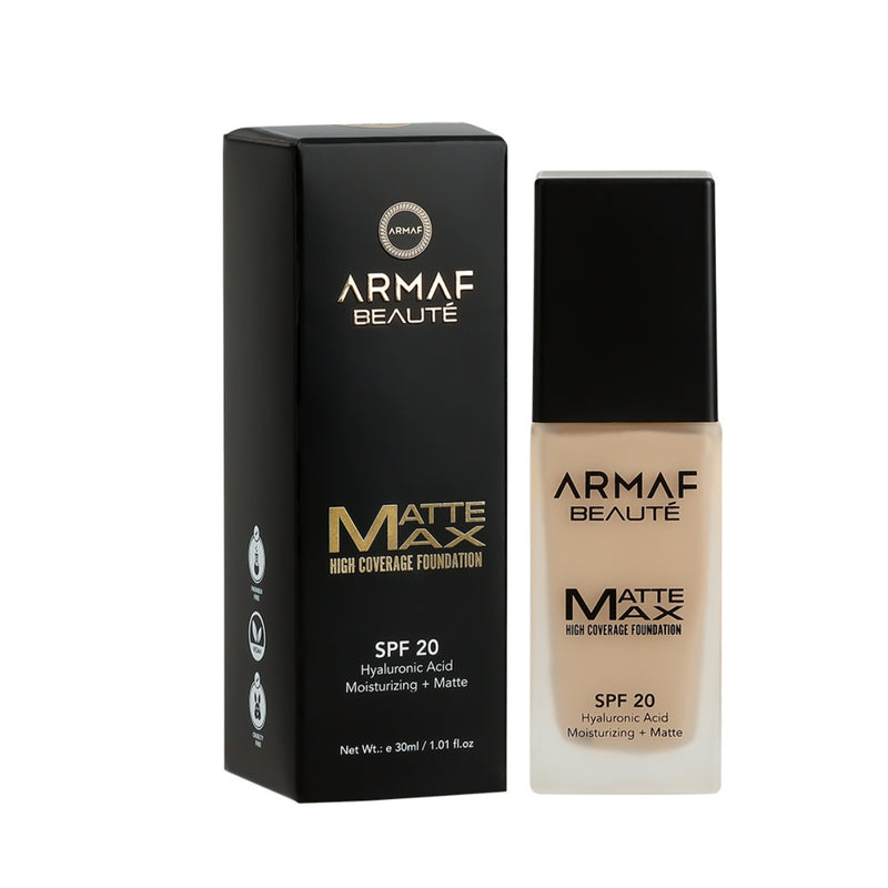 Armaf Beaute Matte Max High Coverage Foundation SPF 20 09 Tan 30ml