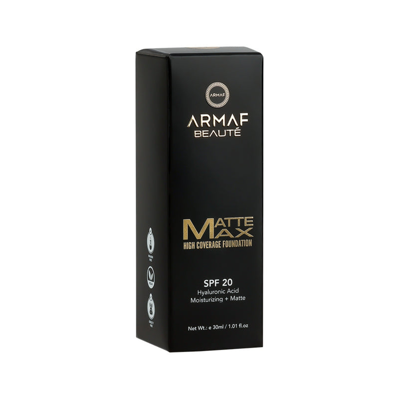 Armaf Beaute Matte Max High Coverage Foundation SPF 20 10 Maple 30ml