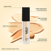 Armaf Beaute Matte Max High Coverage Concealer SPF 20 03 Nude 30ml