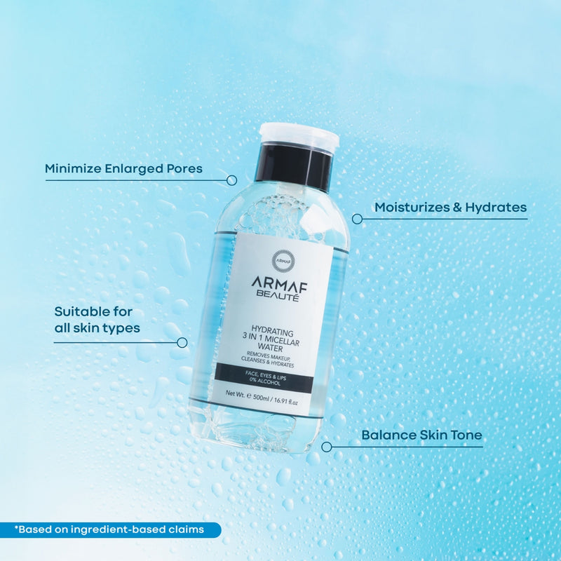 Armaf Beaute Hydrating 3 in 1 Micellar Water 500ml