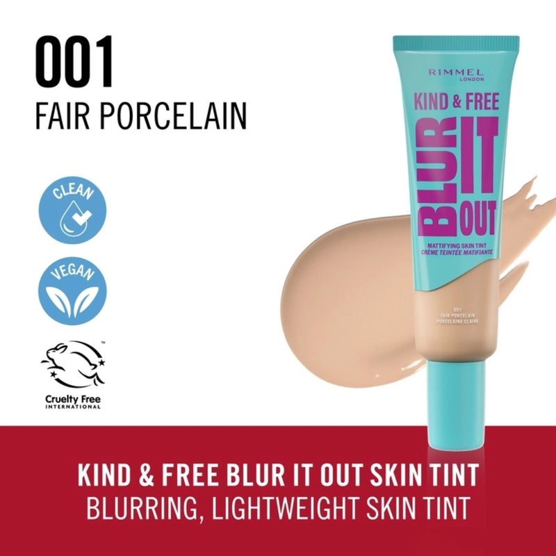 Rimmel Kind & Free Blur It Out 01 Fair Porcelain 30ml