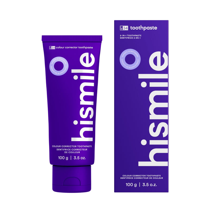 Hismile V34 Teeth Whitening Colour Corrector Toothpaste 30ml