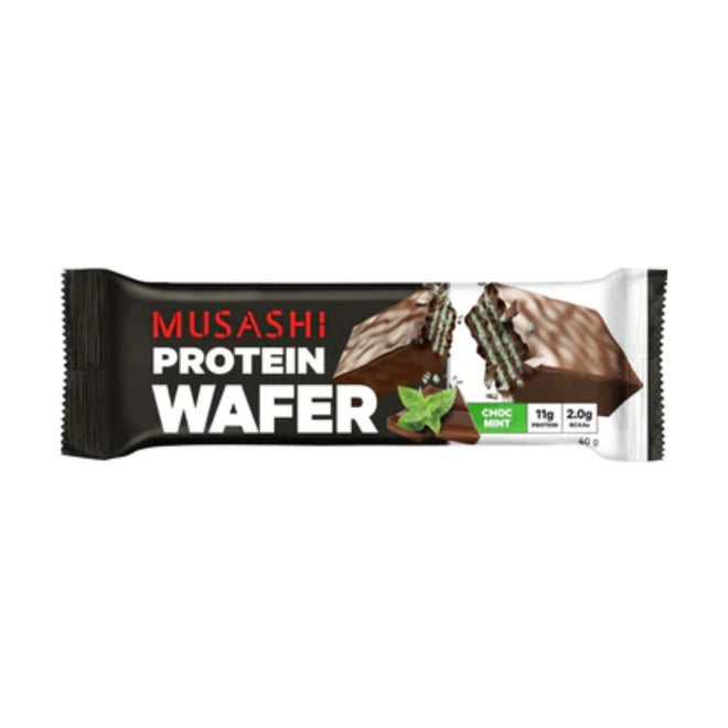 Musashi Protein Wafer Choc Mint 40g