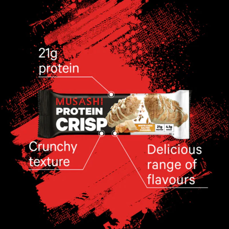 Musashi Protein Crisp White Cookies & Cream 60g