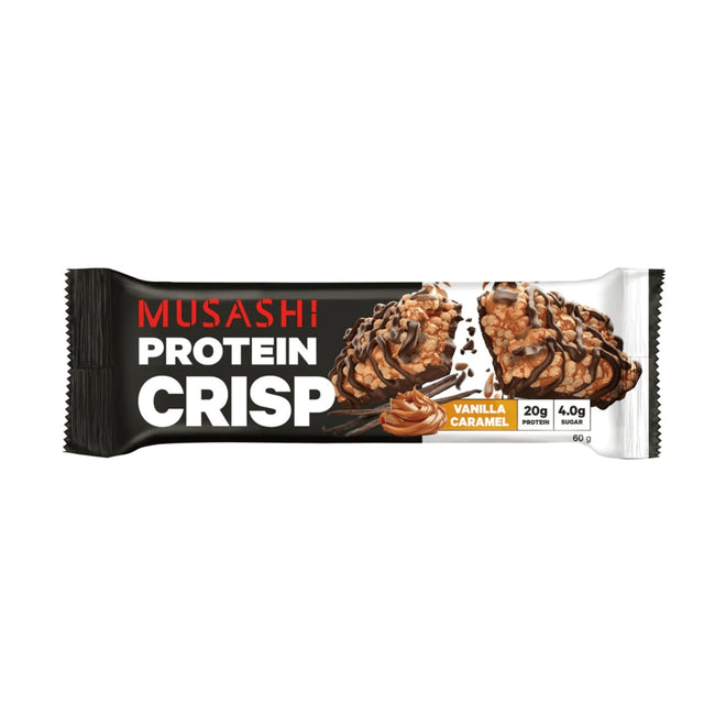 Musashi Protein Crisp Vanilla Caramel 60g