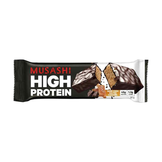 Musashi High Protein Bar Dark Salted Caramel 90g