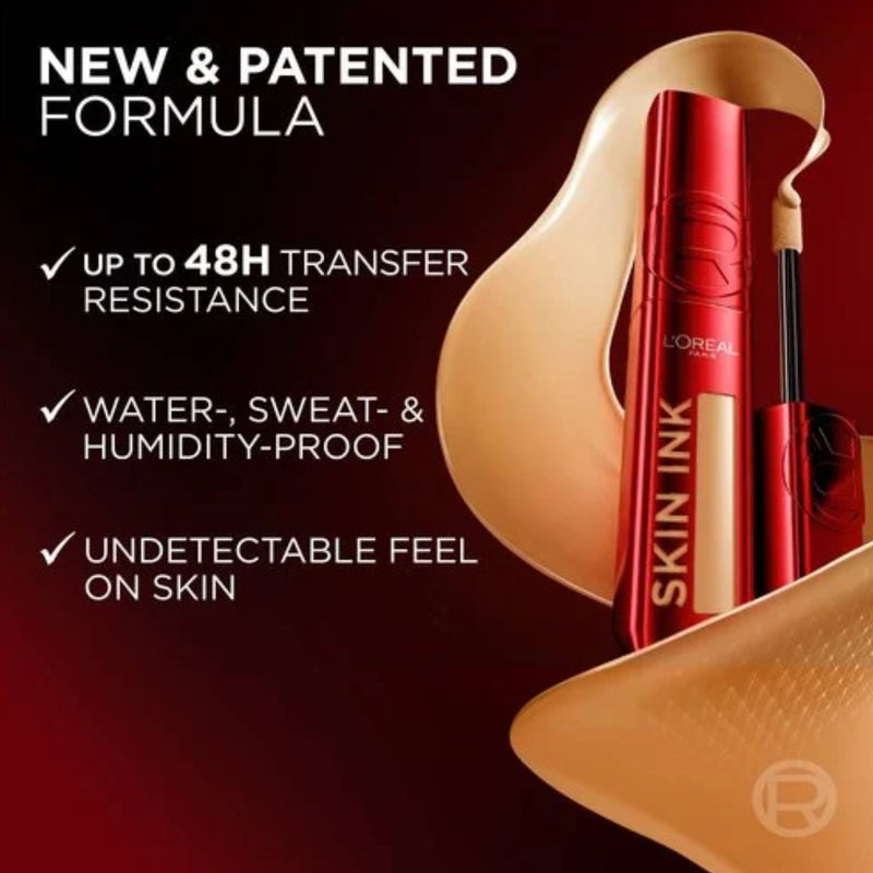 Loreal Paris Infaillible Skin Ink Foundation 180 Medium Cool