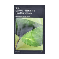 Abib Face Mask Sheet Gummy Heartleaf Sticker 27ml