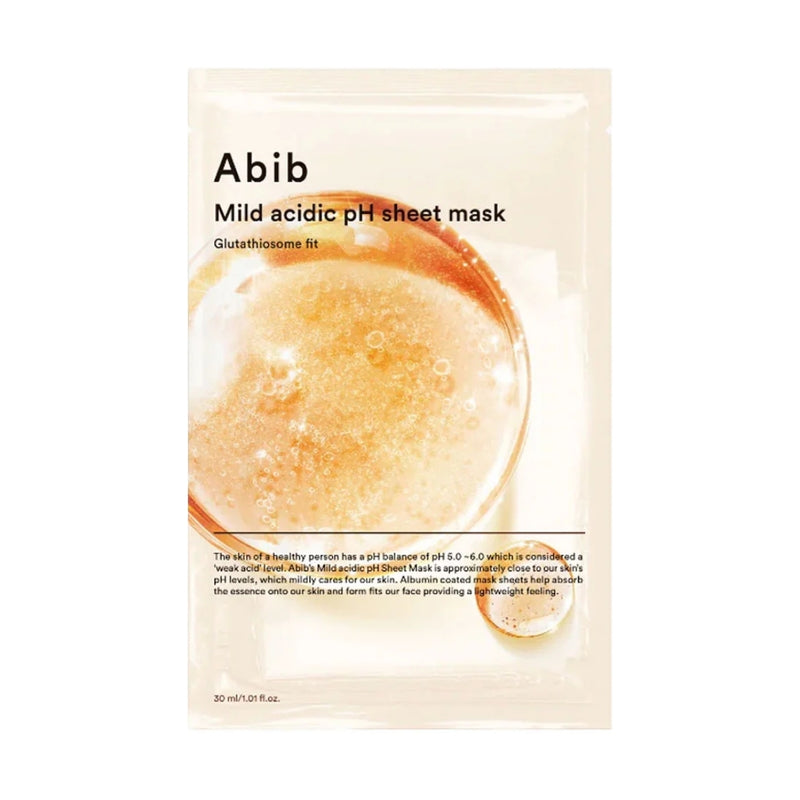 Abib Face Mask Sheet Mild Acidic pH Glutathiosome Fit 30ml