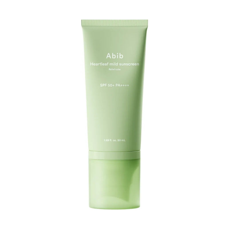 Abib Heartleaf Mild Sunscreen Relief Tube SPF50+ 50ml