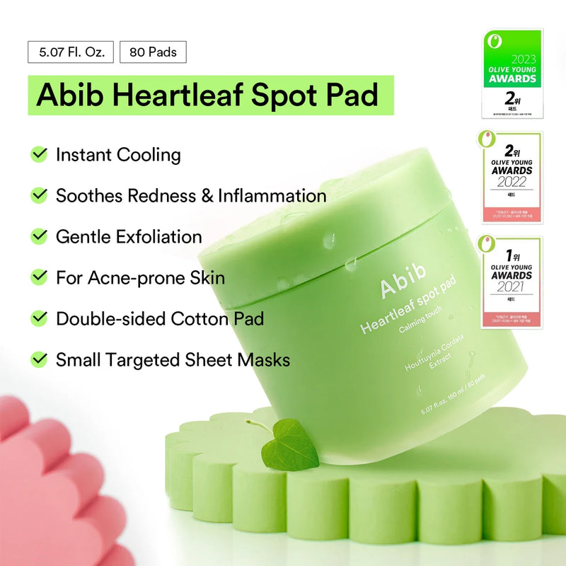 Abib Heartleaf Spot Calming Touch 80 Pads
