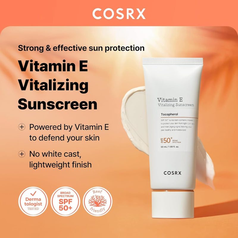 COSRX Vitamin E Vitalizing Sunscreen SPF50+ 50ml