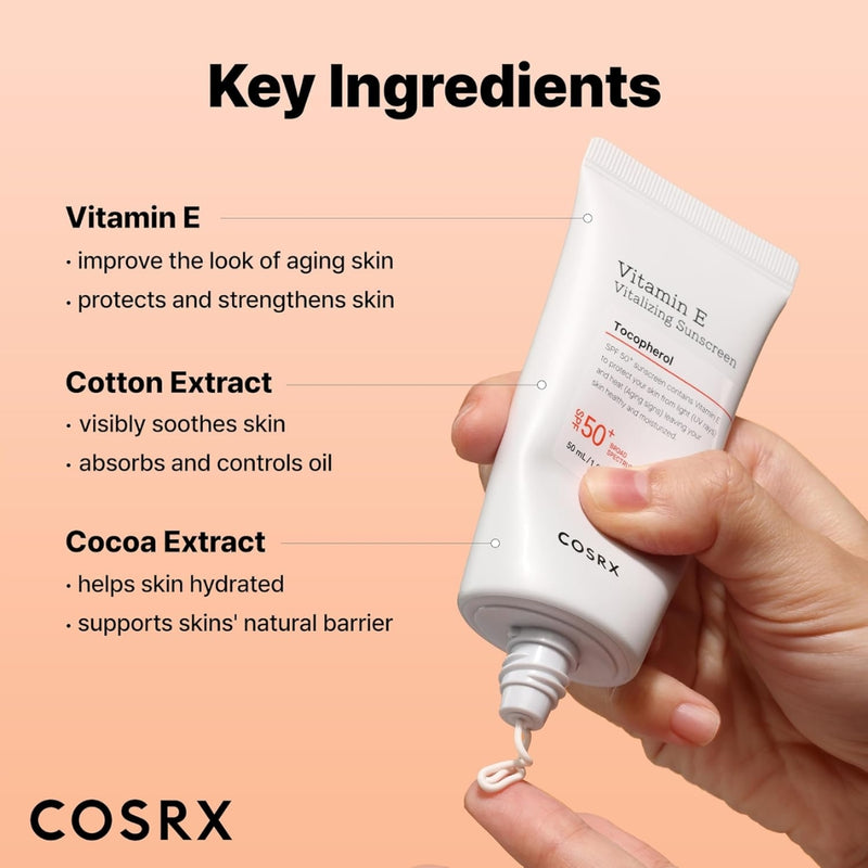 COSRX Vitamin E Vitalizing Sunscreen SPF50+ 50ml
