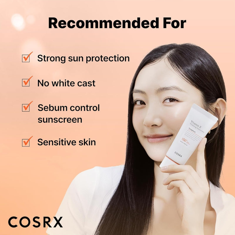 COSRX Vitamin E Vitalizing Sunscreen SPF50+ 50ml