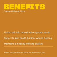 Swisse Ultiboost Zinc+ 120 Tablets