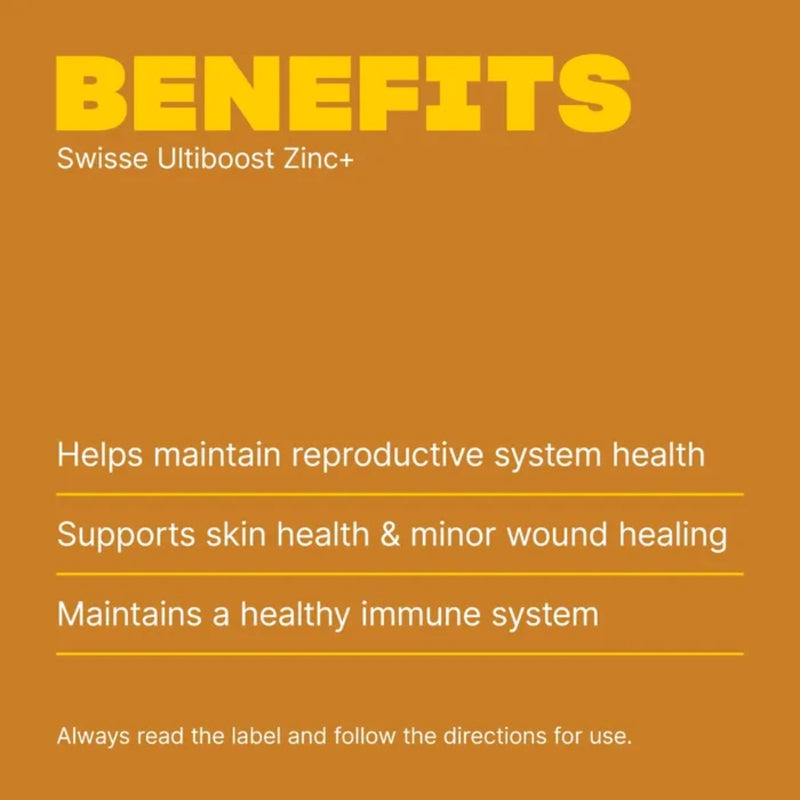 Swisse Ultiboost Zinc+ 120 Tablets