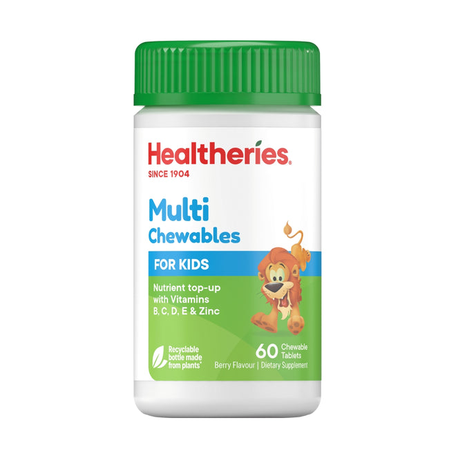 Healtheries Kidscare Multi 60 Chewable Tablets