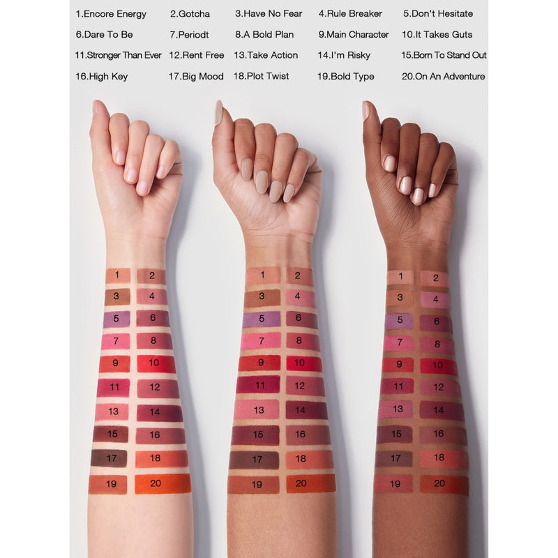Sheglam Dynamatte Boom Long Lasting Matte Lipstick A Bold Plan 2.7g