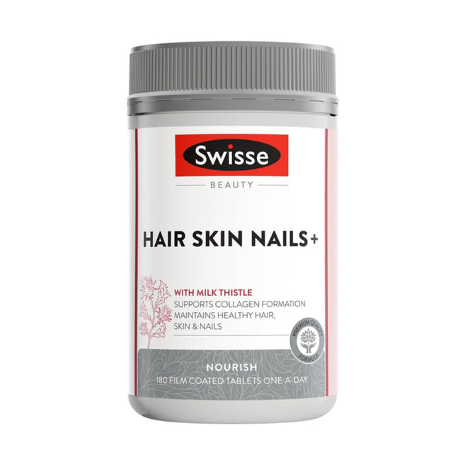 Swisse Beauty Hair Skin Nails+ 180 Tablets