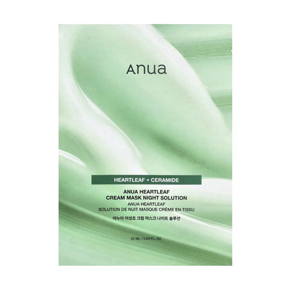 Anua Face Mask Heartleaf Cream Night Solution 25ml