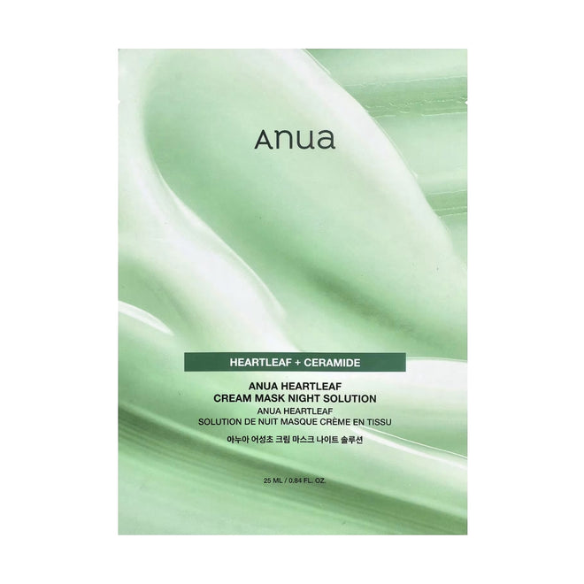 Anua Face Mask Heartleaf Cream Night Solution 25ml
