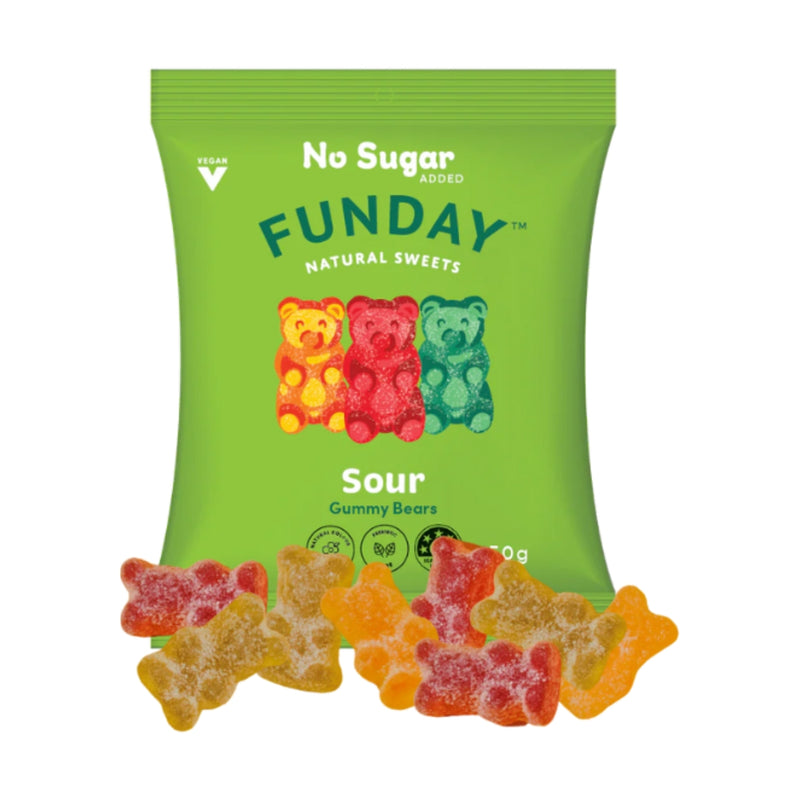 Funday Gummy Sour Vegan Bears 50g