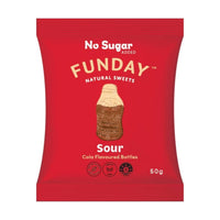 Funday Gummy Sour Cola Bottles 50g