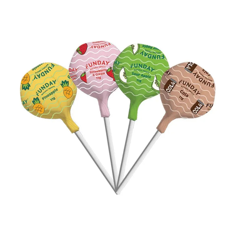 Funday Lollipops Assorted Flavours 11g (1 pc - Assorted)