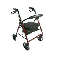 Wagner Home Health Rollator Red