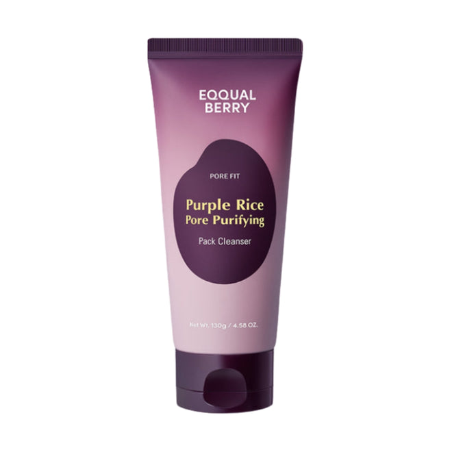 EQQUALBERRY Purple Rice Pore Purifying Pack Cleanser 130g