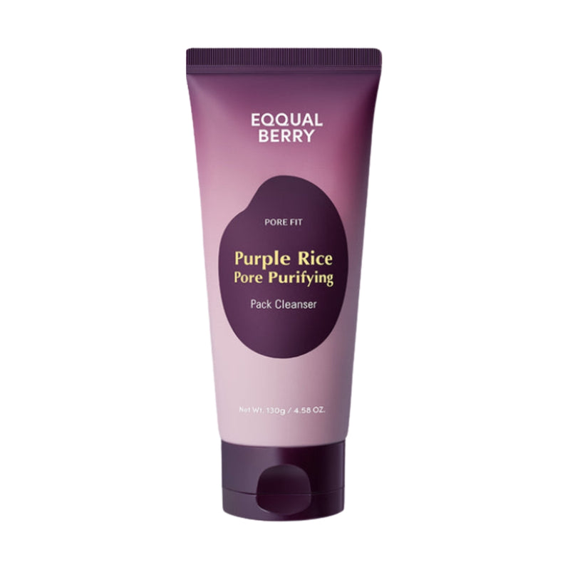 EQQUALBERRY Purple Rice Pore Purifying Pack Cleanser 130g