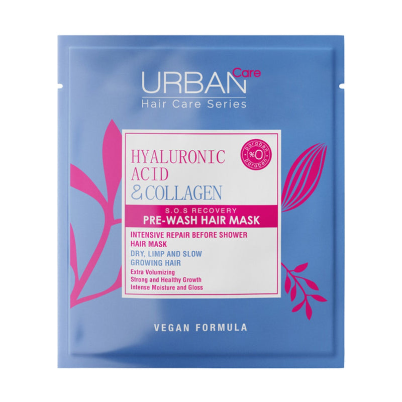 Urban Care Hyaluronic Acid & Collagen SOS Recovery Pre Wash Hair Mask 50ml