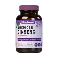 Bluebonnet American Ginseng Root Extract 60 Capsules