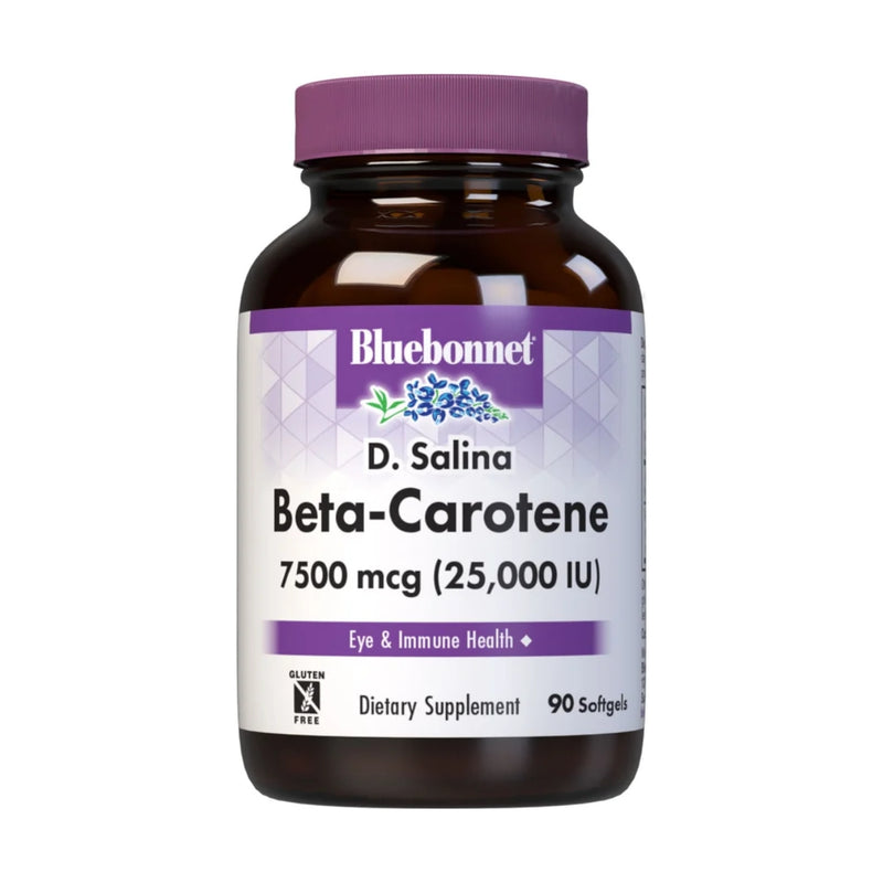 Bluebonnet D.Salina Beta-Carotene 25000 IU 90 Softgels