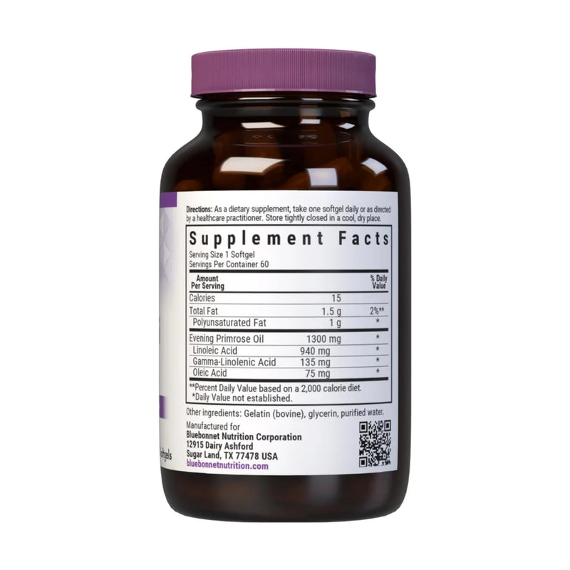 Bluebonnet Evening Primrose Oil 1300mg 60 Capsules