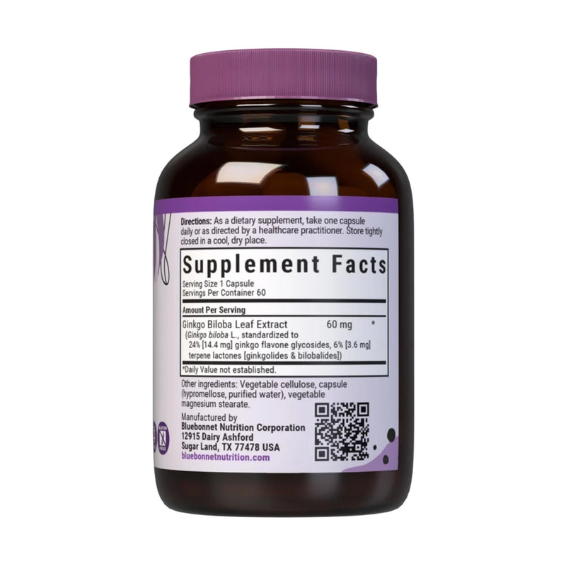 Bluebonnet Ginkgo Biloba 60 Capsules