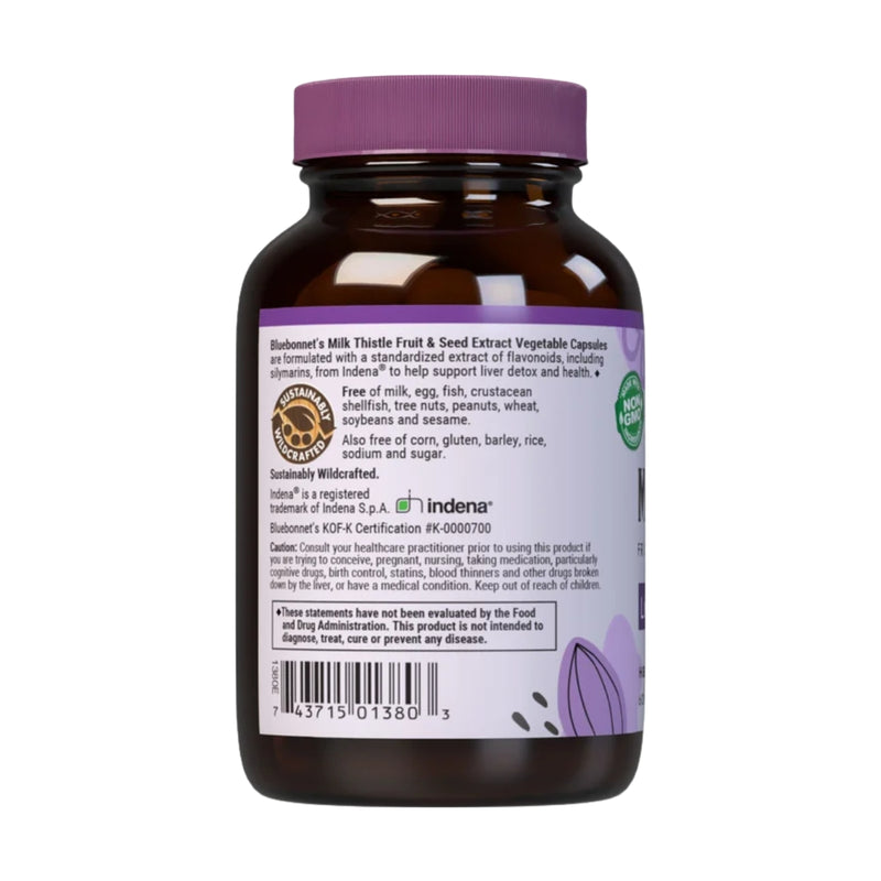 Bluebonnet Milk Thistle 60 Capsules